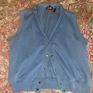 Blue Button Up